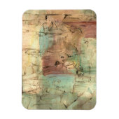 Earth Tone-schildering met gekraakt oppervlak Magneet (Verticaal)