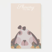 Earth Tone Spring Bunny Easter Egg Post-it® Notes (Voorkant)