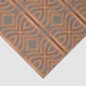 Earth Tone Tribal Ribbon Abstract Pattern Art Tissuepapier (Detail)