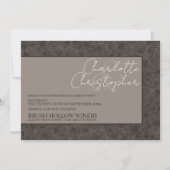 Earth Tone verlaat verlovingsfeest Kaart (Voorkant)