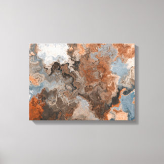 Earth Tone Wall Art Canvas Afdruk