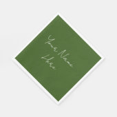 Earth Tone Wedding Event Reception Napkins Servet (Hoek)