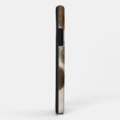 Earth Tone Wood Panel Painting with Circles Case-Mate iPhone Case (Achterkant/rechts)