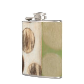 Earth Tone Wood Panel Painting with Circles Heupfles (Links)