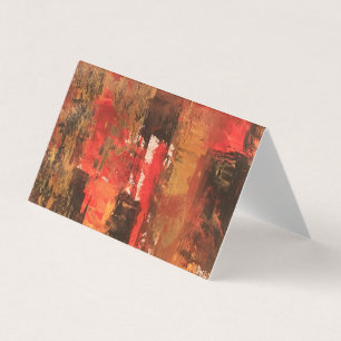 Earth Toned Card Set (25 blanco) Kaart