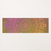 Earth-toned Mandala met de naam Yoga Mat (Achterkant (horizontaal))