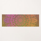 Earth-toned Mandala met de naam Yoga Mat (Voorkant (horizontaal))
