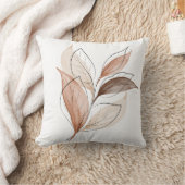 Earth-Toned Waterverf Minimal Design Kussen (Deken)