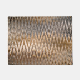 Earth Toned Wavy Pattern Deurmat