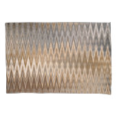 Earth Toned Wavy Pattern Kussensloop (Voorkant)