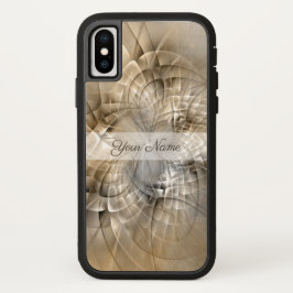 Earth Tones Abstract Modern Fractal Art Name Case-Mate iPhone Case
