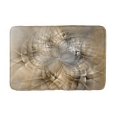 Earth Tones Abstract Modern Fractal Art Texture Badmat (Voorkant)