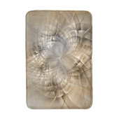 Earth Tones Abstract Modern Fractal Art Texture Badmat (Voorkant Verticaal)