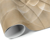 Earth Tones Abstract Modern Fractal Art Texture Cadeaupapier (Rol Hoek)