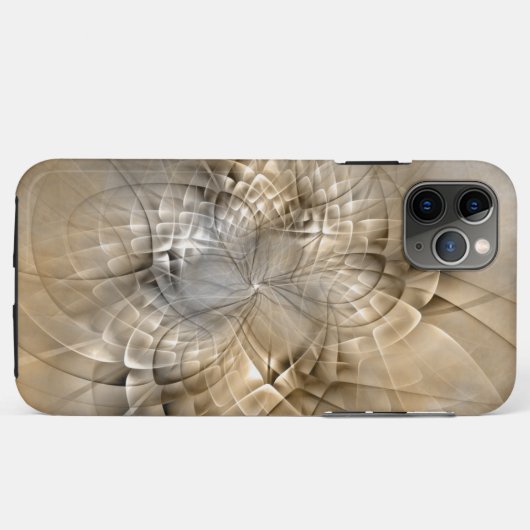 Earth Tones Abstract Modern Fractal Art Texture Case-Mate iPhone Case (Achterkant (horizontaal))