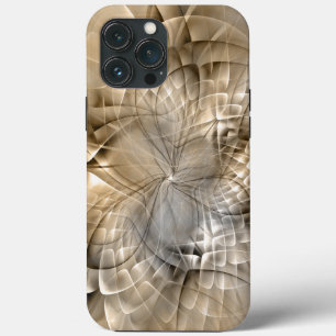 Earth Tones Abstract Modern Fractal Art Texture Case-Mate iPhone Case