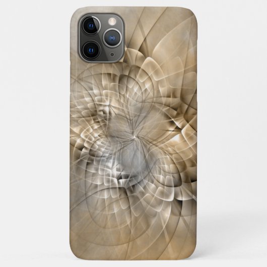 Earth Tones Abstract Modern Fractal Art Texture Case-Mate iPhone Case (Achterkant)