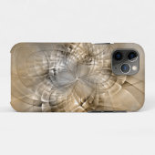 Earth Tones Abstract Modern Fractal Art Texture Case-Mate iPhone Case (Achterkant (horizontaal))