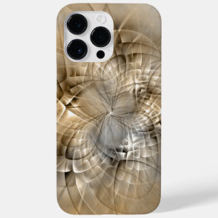 Earth Tones Abstract Modern Fractal Art Texture Case-Mate iPhone 14 Pro Max Hoesje