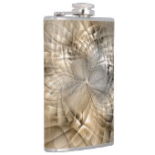 Earth Tones Abstract Modern Fractal Art Texture Heupfles (Rechts)