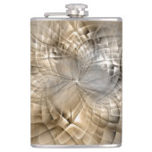 Earth Tones Abstract Modern Fractal Art Texture Heupfles (Voorkant)