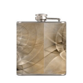 Earth Tones Abstract Modern Fractal Art Texture Heupfles (Achterkant)