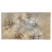 Earth Tones Abstract Modern Fractal Art Texture Kussensloop (Voorkant-Links)