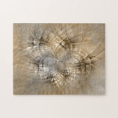 Earth Tones Abstract Modern Fractal Art Texture Legpuzzel (Horizontaal)