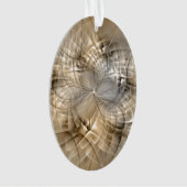 Earth Tones Abstract Modern Fractal Art Texture Ornament (voorkant)