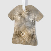 Earth Tones Abstract Modern Fractal Art Texture Ornament (voorkant)