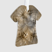 Earth Tones Abstract Modern Fractal Art Texture Ornament (voorkant)