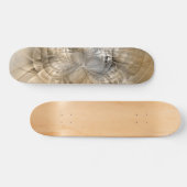 Earth Tones Abstract Modern Fractal Art Texture Persoonlijk Skateboard (Horizontaal)