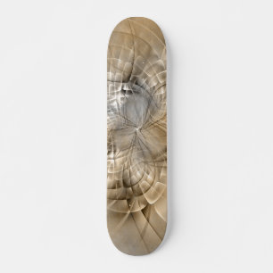 Earth Tones Abstract Modern Fractal Art Texture Persoonlijk Skateboard