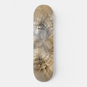 Earth Tones Abstract Modern Fractal Art Texture Persoonlijk Skateboard
