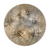 Earth Tones Abstract Modern Fractal Art Texture Snijplank (Voorkant)