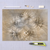 Earth Tones Abstract Modern Fractal Art Texture Tissuepapier (Craft)