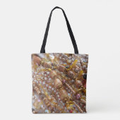 Earth Tones Bead Print Tote Bag (Achterkant)