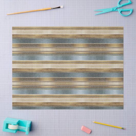 Earth Tones Christmas Pattern#27 ID1009 Tissuepapier (Craft)