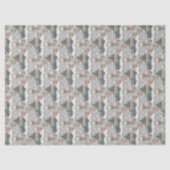 Earth Tones Christmas Pattern#2 ID1009 Tissuepapier (Voorkant)