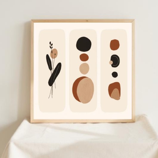 Earth Tones Collectie Poster