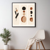 Earth Tones Collectie Poster