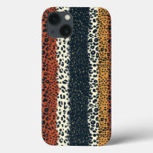 Earth Tones Dierenprint Case-Mate iPhone Case (Achterkant)