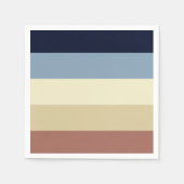 Earth Tones en Blues Servet (Voorkant)