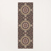 Earth Tones Floral Mandala Yogamat (Achterkant)