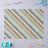 Earth Tones Gold Christmas Pattern#28 ID1009 Tissuepapier (Craft)