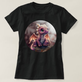 Earth Tones Happy Baby Dragon T-Shirt
