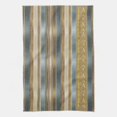 Earth Tones Kerstmis Fa La Patroon#27 ID1009 Theedoek (Verticaal)