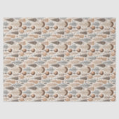 Earth Tones Kerstpatroon#25 ID1009 Tissuepapier (Voorkant)