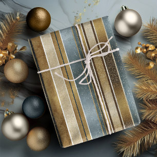 Earth Tones Kerstpatroon#27 ID1009 Cadeaupapier