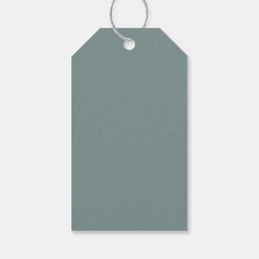Earth Tones Kerstpatroon # 2 ID1009 Cadeaulabel (Achterkant)